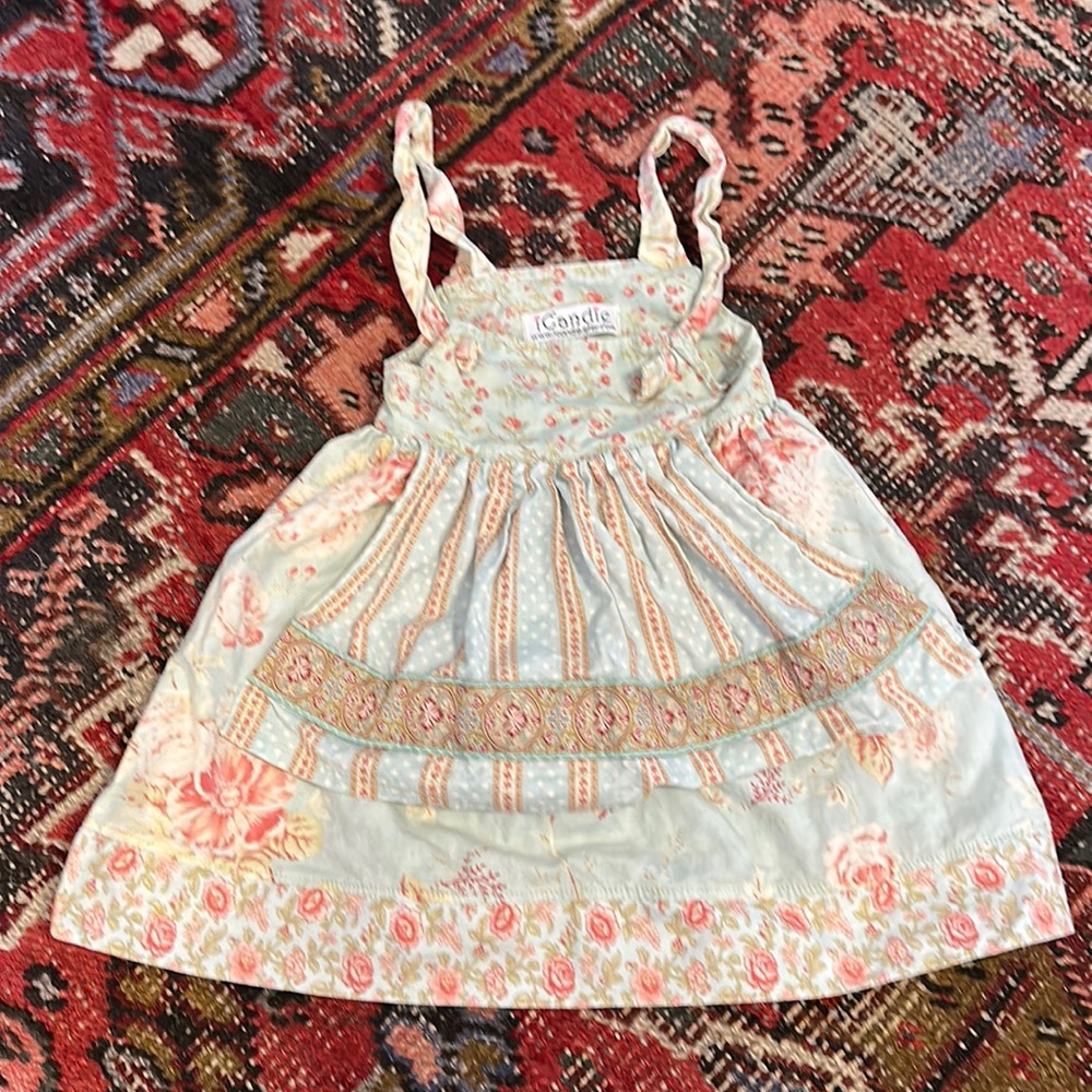 {iCandie} 18m Adjustable Tie Strap Cotton Dress